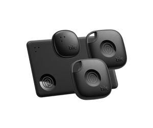 Life360 Tile Essentials - Trackers Bluetooth pour clés, Portefeuilles, télécommandes et Plus. Compatible avec iOS & Android. Lot de 4 (Tile/Slim/Sticker)
