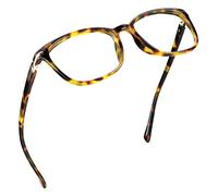 LifeArt Lunettes de lecture, verres de blocage léger bleu, verres d'ordinateur pour femmes hommes (Tortue Brune, grossissement 1,50)