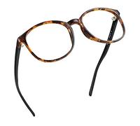 LifeArt Lunettes de lecture, verres de blocage léger bleu, verres d'ordinateur pour femmes hommes (Tortue, grossissement 2,25)