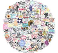 LIFEBE Lot de 100 autocollants avec citations inspirantes Jolis autocollants pour adolescents et adultes-Imperméables-Pour ordinateur portable mais aussi pour les bouteilles d'eau,le scrapbooking
