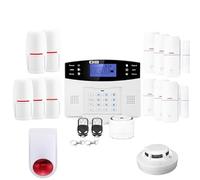 Lifebox Alarme Maison Connectée WiFi et GSM Evolution Ultra Secure Kit-11 avec 5 Détecteurs PIR et 5 Détecteurs d'Ouverture - Gérée par Application Tuya