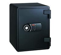 Lifebox Coffre fort à double parois/serrure renforcée 40 litres, Noir