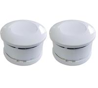 Lifebox Détecteur de Fumée Serenity 5 à Pile Alcaline 5 Ans Certifié NF Fabriqué en France avec Design Discrète (Lot de 2)