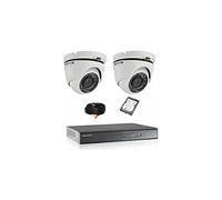 LIFEBOX HICKVISION - LBXHKV2D1080 - Kit vidéo - Kit De Vidéosurveillance Hikvision 2 Dômes 1080P Turbo HD avec Disque Dur