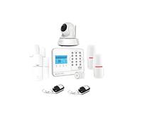 LIFEBOX Kit Alarme Maison connectée sans Fil WiFi Box Internet et GSM Futura Blanche Smart Life et caméra WiFi - Lifebox - KIT10