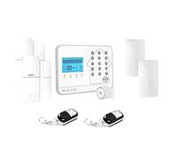 LIFEBOX Kit Alarme Maison connectée sans Fil WiFi Box Internet et GSM Futura Blanche Smart Life- Lifebox - KIT Animal 2