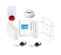 Kit Alarme maison connectée sans fil WIFI Box internet et GSM Futura blanche Smart Life- Lifebox - KIT animal 6