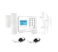 LIFEBOX Kit Alarme Maison connectée sans Fil WiFi Box Internet et GSM Futura Blanche Smart Life- lifebox - kit3