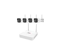 LIFEBOX Kit vidéo Surveillance 8 canaux WiFi 4 caméras, Disque Dur 2t