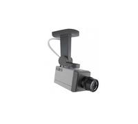 LIFEBOX lot de 2 Caméras factices avec LED rouge clignotante pour dissuader les voleurs