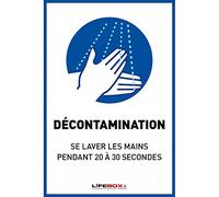 LIFEBOX Panneau Affichage pour Le Lavage des Mains
