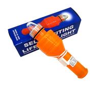 Lifebuoy LED Light - Floating Marine Safety Strobe | Waterproof Flash Beacon for Boats Kayaks Fishing | Automatic Sea Activated Life Saving Light | Durable Water Sports Safety Gear