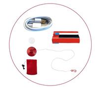 Lifebuoy Pièces d'origine pour système d'alarme de piscine BCone - Ensemble d'accessoires Bcone (câble USB + 2 batteries pour unité de piscine + kit de fixation pour unité de piscine)