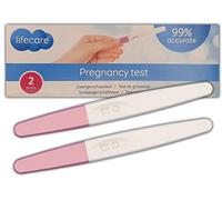 LIFECARE | Test de grossesse | Lot de 2 | Résultat en 5 minutes | Fiable à 99%
