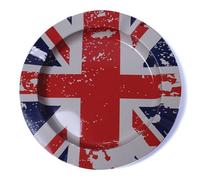 LifeChic Cendrier rond Ø 13,5 cm en plastique - Drapeau Royaume-Uni | Intérieur et Extérieur pour Maison, Bar, Bureau, Restaurants, Hôtels et Jardins