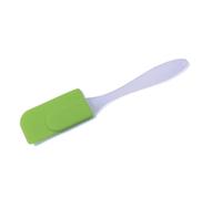 LifeChic Spatule en silicone 19 cm verte - résistante et sûre pour la cuisine - Idéal pour mélanger, étaler et cuire - Pour casseroles antiadhésives