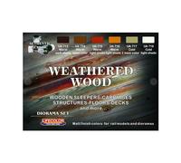 Lifecolor Ensemble de peintures acryliques CS20 Weathered Wood