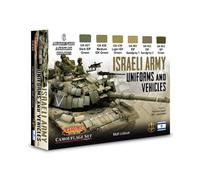 Lifecolor Ensemble de peintures acryliques CS32 Israël Army Vehicles & Uniforms