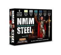Lifecolor Ensemble de peintures acryliques CS54 NMM Non Metalic Metal Set2 Steel