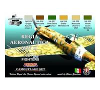 LIFECOLOR - Peintures Regia Aeronautica Wwii Colours Set 1 Lifecolor Cs19 Maquette Char Promo