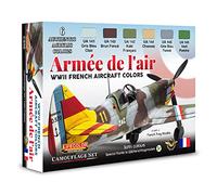 LifeColor Set CS56 Armée de l'air WWII French Aircraft Colors