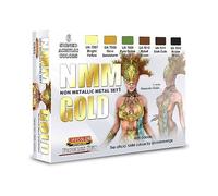 Lifecolor Set de peintures acryliques CS53 NMM Non Metalic Metal Set1 Gold