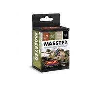 LIFECOLOR - Set De Peintures Masster 1970/80 Us Army Camouflage |lifecolor|cf04| 4x22ml Maquette Char Promo