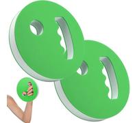 LIFECOSM Water Exercise Discs Hand, 2 Pieces Foam Resistance Discs，Green