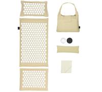 LifeGoods Tapis d'acupression ECO avec coussin - Tapis de presse sans fil - Tapis d'acupression - Tapis d'acupression - Tapis d'acupression - Tapis de massage - Dos - Tapis à picots - Tapis Fakir