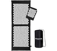 LifeGoods Tapis d'acupression XL avec coussin - Tapis de presse sans fil - Tapis d'acupression - Tapis d'acupression - Tapis d'acupression - Tapis de massage - Dos - Tapis à picots - Tapis Fakir
