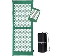 LifeGoods Tapis d'acupression XL avec coussin - Tapis de presse sans fil - Tapis d'acupression - Tapis d'acupression - Tapis d'acupression - Tapis de massage - Dos - Tapis à picots - Tapis Fakir