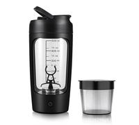 LIFEJXWEN Bouteille Shaker Electrique à Protéines, Bouteilles Mélangeurs pour Mélanges de Protéines, Shaker Rechargeable de Type C de 500ML, Fabriqué en Tritan, Shakers sans BPA pour Shakes Protéinés