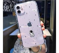 LIFEKA Coque pour iPhone 11 13 14 Pro Max XS XR X 12 7 8 Plus Coque arrière en TPU Souple Transparente Antichoc, Swing, pour iPhone 11