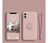 LIFEKA Étui magnétique de Luxe en Silicone Liquide pour Samsung Galaxy S22 Ultra Plus S21 S20 FE A52S A52 A72 A51 Note 20 10, Rose, A51 4G