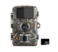 Lifellery extérieure 16MP 1080P HD Caméra de Chasse Caméra de Surveillance Étanche 38 LEDs Grand Angle 120 ° De Vision Nocturne 25m Traque IR Caméra de Jeu Nocturne Infrarouge