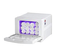 Lifellery Stérilisateur de Serviettes，UV Chauffage 2 en 1 Chauffe-Serviettes Thermostatique avec Contrôle de la Température pour Salon De BeautéEt Spa pour Le Visage Chauffe Serviettes. (7L Blanc)