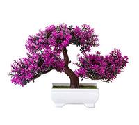 Lifemaison Artificielle Bonsaï Arbre Fausse Plante Décoration en Pot Artificielle Maison Plantes Japonais Pin Bonsaï Plante pour La Décoration De La Cuisine/Maison Affichage (03)