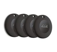 Lifemate Life Tag 4-Pack - Traceur Bluetooth Compatible Apple iOS “Localiser”, Traceur GPS sans Abonnement, Alternative Airtag, Étanche IP67, Batterie Longue Durée, pour Clés, Portefeuille, Bagage