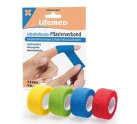 Lifemed Pansement auto-adhésif, 4 m x 2,5 cm, 1 pièce (1 pièce)