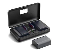 LIFEMOI D-LI90 (1600 mA) Ensemble de chargeur multifonctionnel pour appareil photo (inclut deux batteries) compatible avec les appareils Pentax K1II K7 K7D K5 K5D K5I K5IIS K3 K3II K3III K1 K01 645D