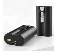 LIFEMOI Lot de 2 batteries de rechange pour caméra de sécurité 10 000 mAh | Compatible avec la sonnette Ring Battery Doorbell Plus/Pro (dernière), caméra extérieure (dernière), Spotlight Cam 2K