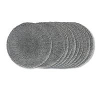 LIfenaxx Lingettes de nettoyage de rechange pour robots lave-vitres LX-055 & LX-083, Lot de 10 chiffons en microfibre, 100% polyester, Lavables & Réutilisables, Accessoires pour robot lave-vitres
