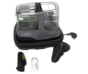 Lifenaxx Nettoyeur Vapeur pour Tissus 1800W PRO LX-069 | Système de Nettoyage Vapeur avec Aspiration Puissante | Nettoyage en Profondeur pour Canapés, Matelas et Tapis |Double Réservoir, 8 Accessoires