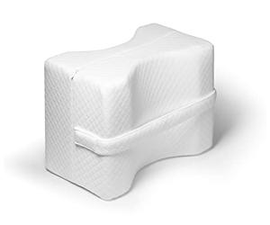 Lifenaxx Oreiller de Genou Ergonomique et Coussin de Repose-Jambes - Oreiller de Jambe pour la Douleur à la Hanche - Oreiller de Soutien au Genou en Mousse à mémoire de Forme LX-026
