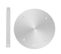 Lifenergric Plaque d'adaptation pour plaque à induction, diffuseur de chaleur en acier inoxydable pour cuisinière à gaz avec poignée amovible 27,9 cm