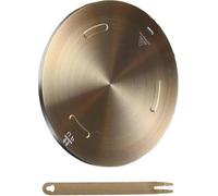 Lifenergric Plaque d'adaptation pour table de cuisson à induction, plaque diffuseur de chaleur pour cuisinière électrique en verre, diffuseur de chaleur avec poignée amovible, disque convertisseur à