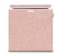 LIFENEY Boîte de rangement avec couvercle rose I Boîte à jouets pliable adaptée aux étagères cubes I Boîte de rangement pour chambre d'enfant I Panier de rangement pour enfants
