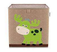 LIFENEY Boîte de rangement cerf 33 x 33 cm