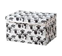 LIFENEY meets Shaun le mouton Boîte de rangement avec couvercle pour enfants - Boîte avec le mouton culte pour ranger les jouets - 37 x 25 x 21 cm convient à toutes les chambres d'enfants
