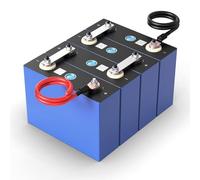 LiFePO4 cellules 12V 100AH (3.2 * 4 Packs) Batterie à Cycle Profond avec Phosphate ferreux Batterie de Rechange au Lithium pour Voiture, Moto, Bateau, Marine, voiturette de
